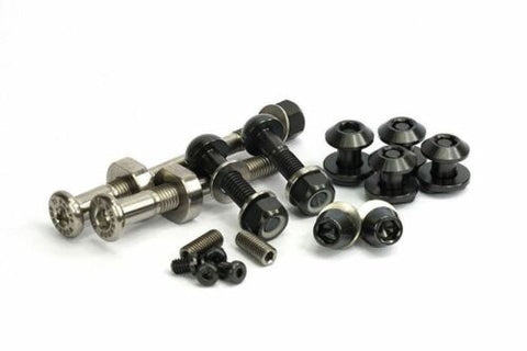 Ti Parts Workshop Front/Rear Caliper Brake Titanium Bolt Set for Brompton Bicycle (2018 or after)