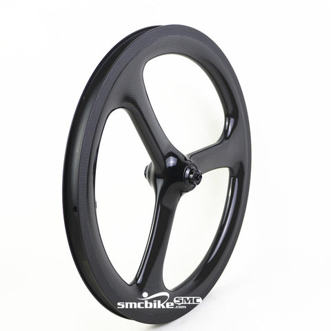 SMC Govan 16" 349 3 Spokes Carbon Wheelset for Brompton Bicycle