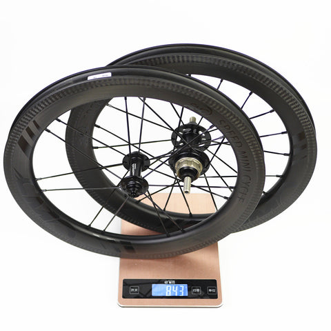 SMC 16" 349 38MM Carbon Wheelset for Brompton Bicycle